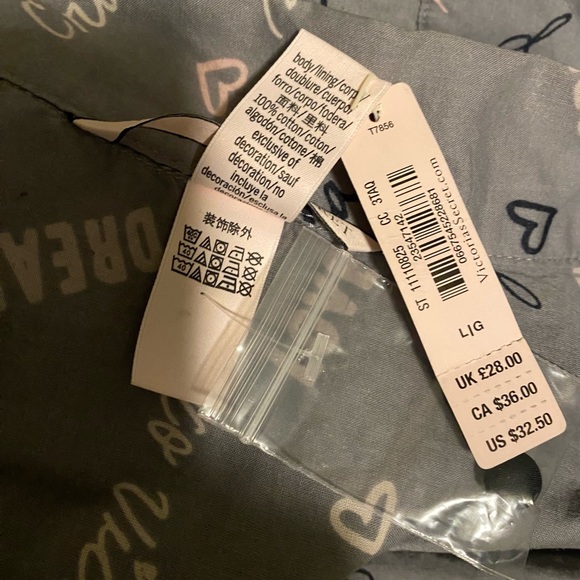 New Victoria Secret pajama top large - Picture 2 of 6